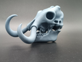 Mammut Schädel Figur Deko