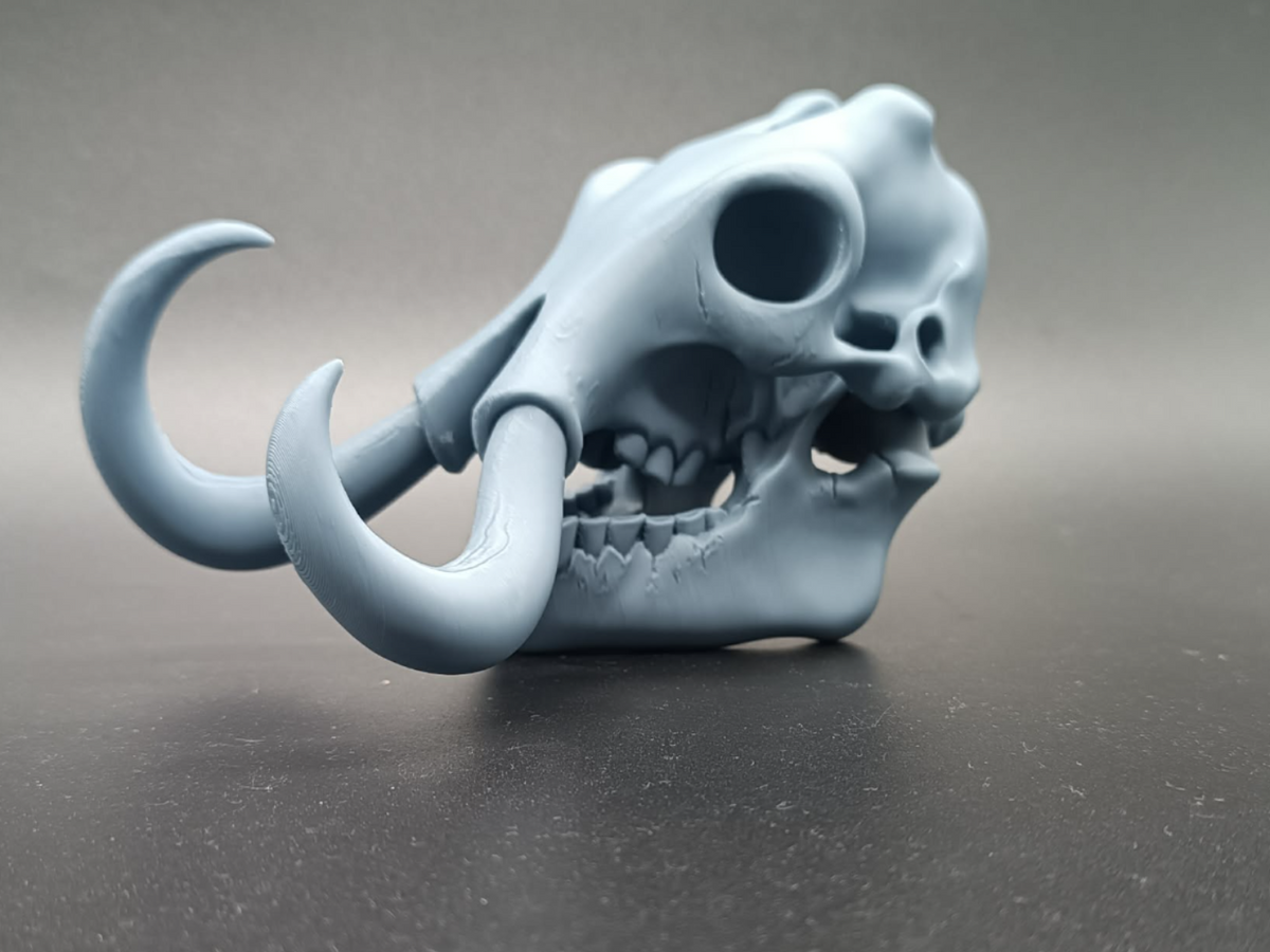Mammut Schädel Figur Deko