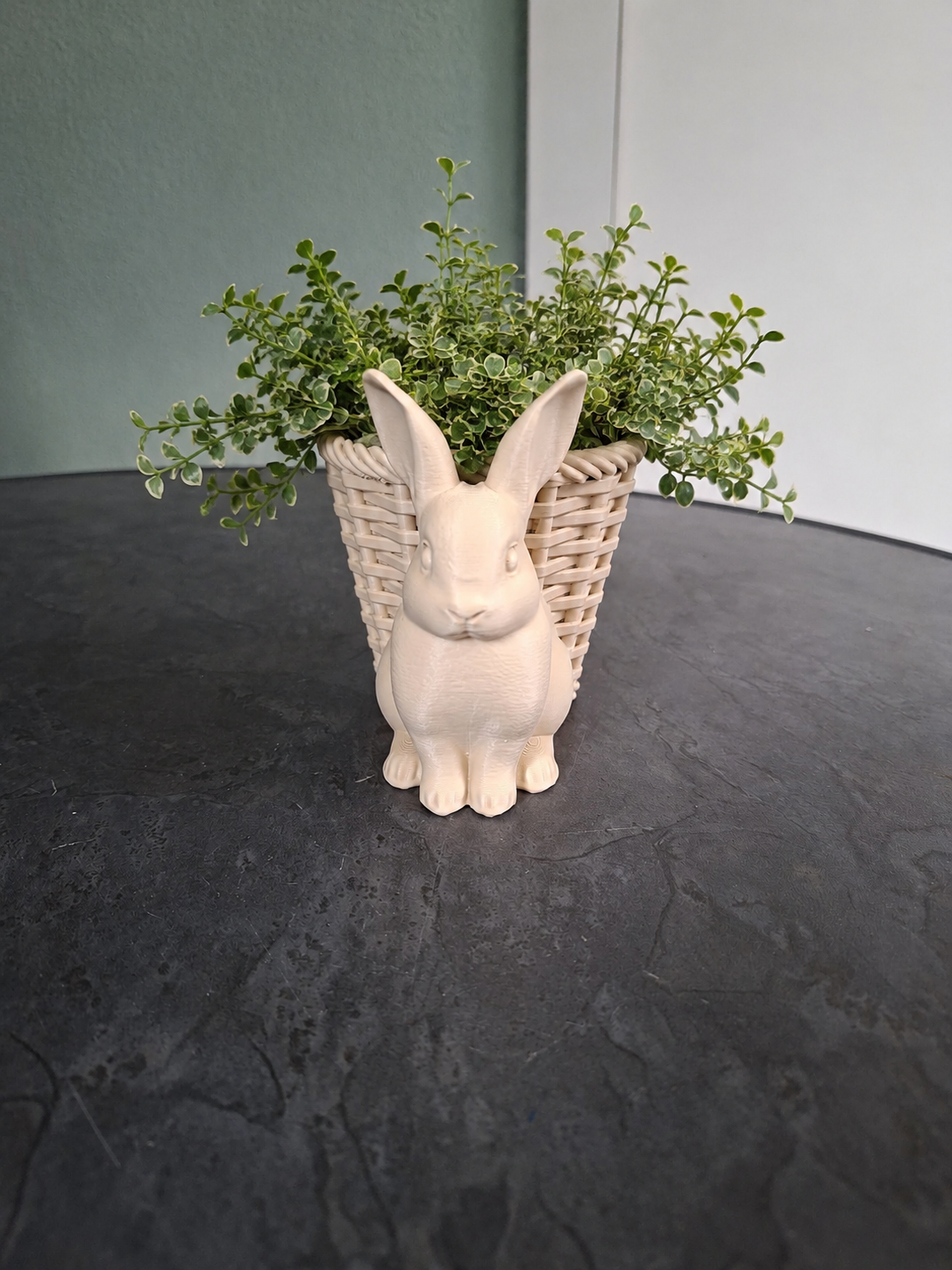 Niedlicher Hasen-Pflanztopf Dekorativer Blumentopf Übertopf Ostern süß