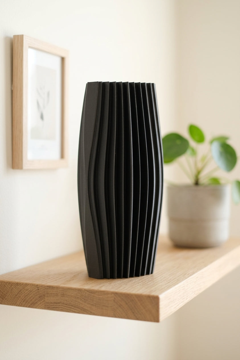 Vase Dreifach-Wellen - Modern
