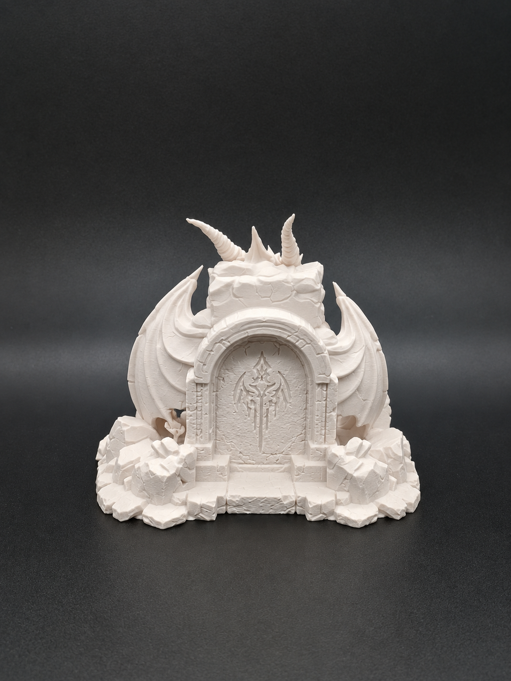 Drachengrab Dunkles Fantasy-Monument Figur Deko