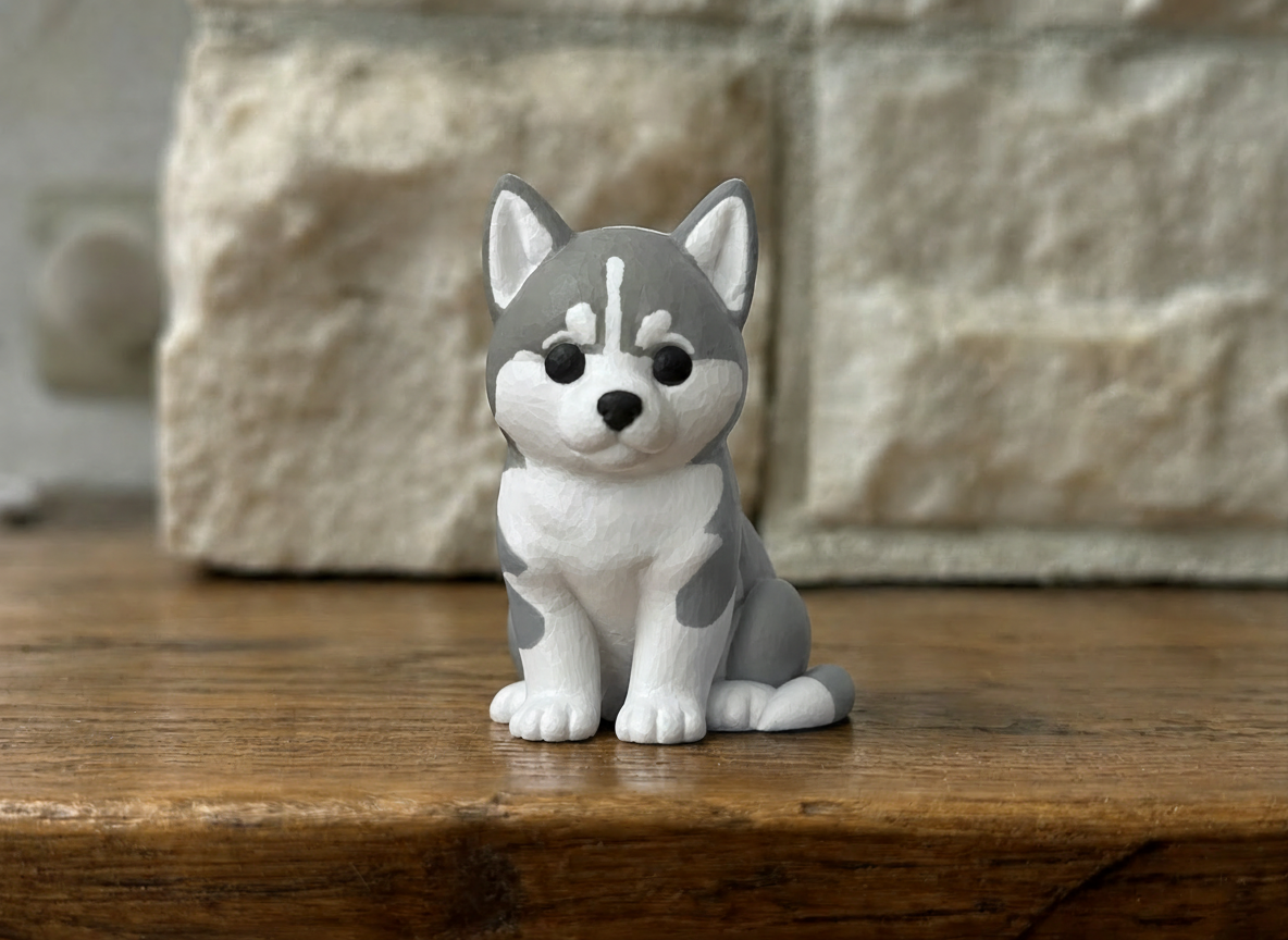 Schlüsselanhänger Husky Taschenanhänger