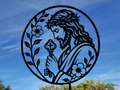 Christus mit dem Schlüssel Wandkunst Wandbild Wanddeko Wanddekoration Deko