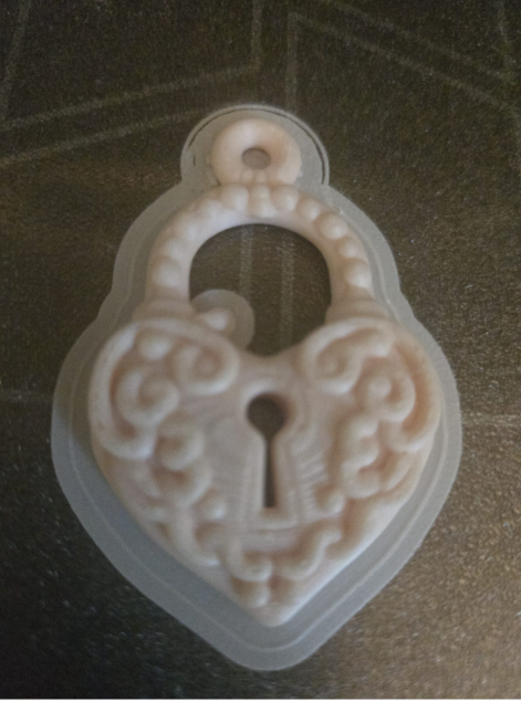 Viktorianischer Herzschloss-Anhänger Vielseitig einsetzbar ohne Kette