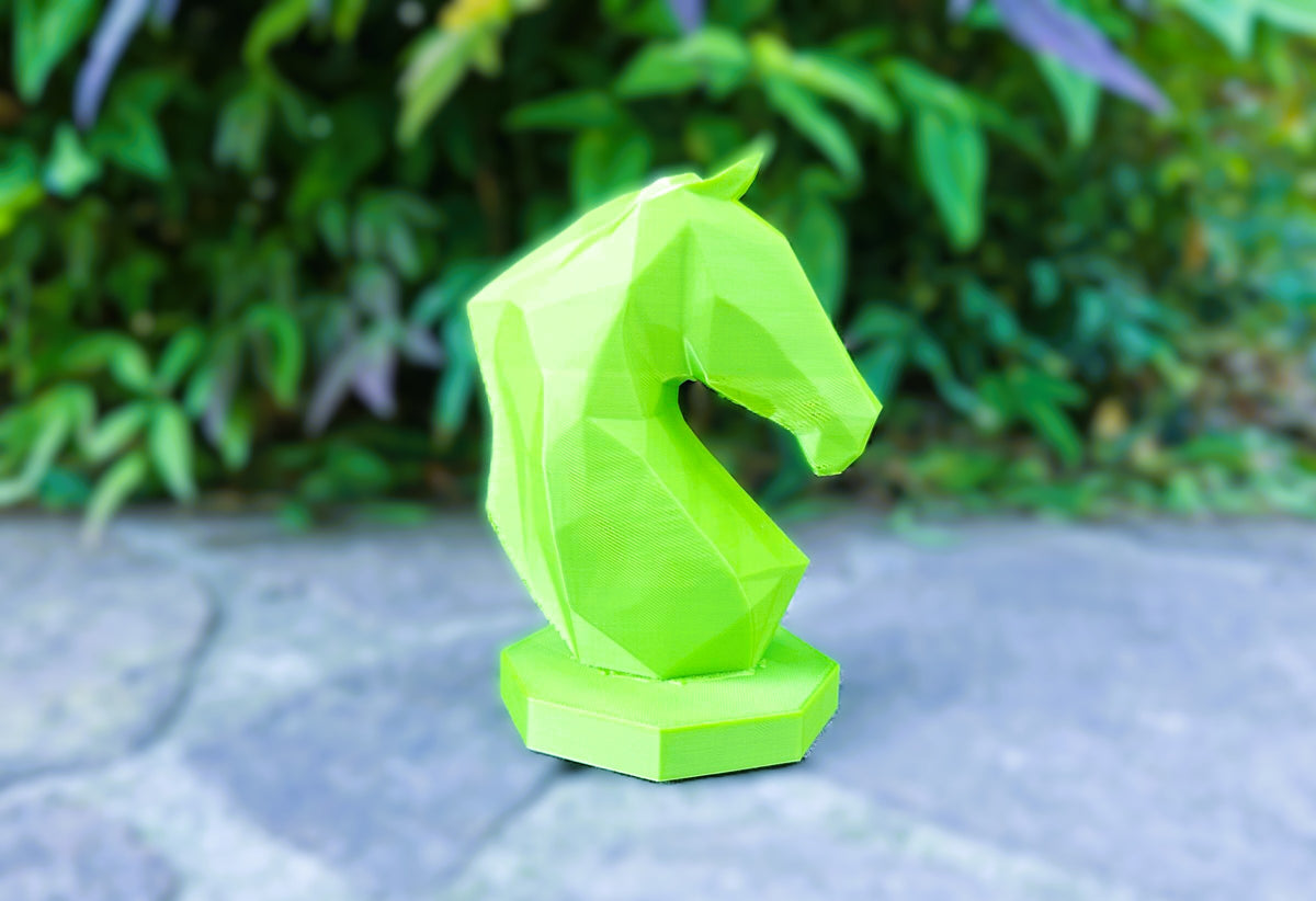 Pferdekopf polygonal