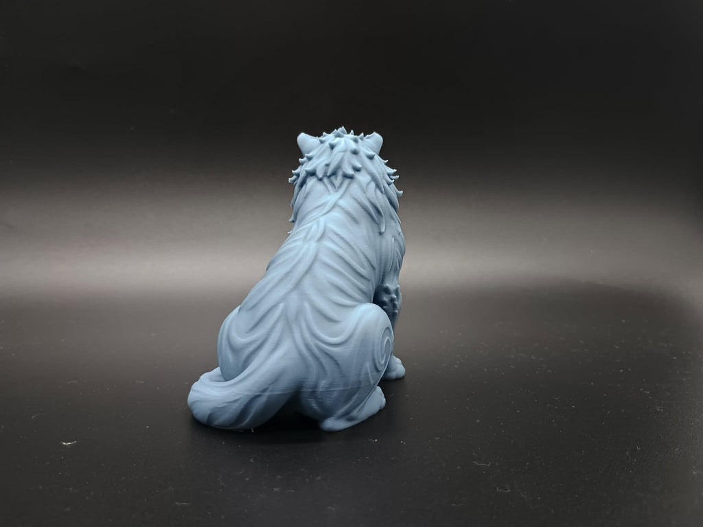 Ornamentaler Heiliger Geister-Weißer Tiger Figur Deko