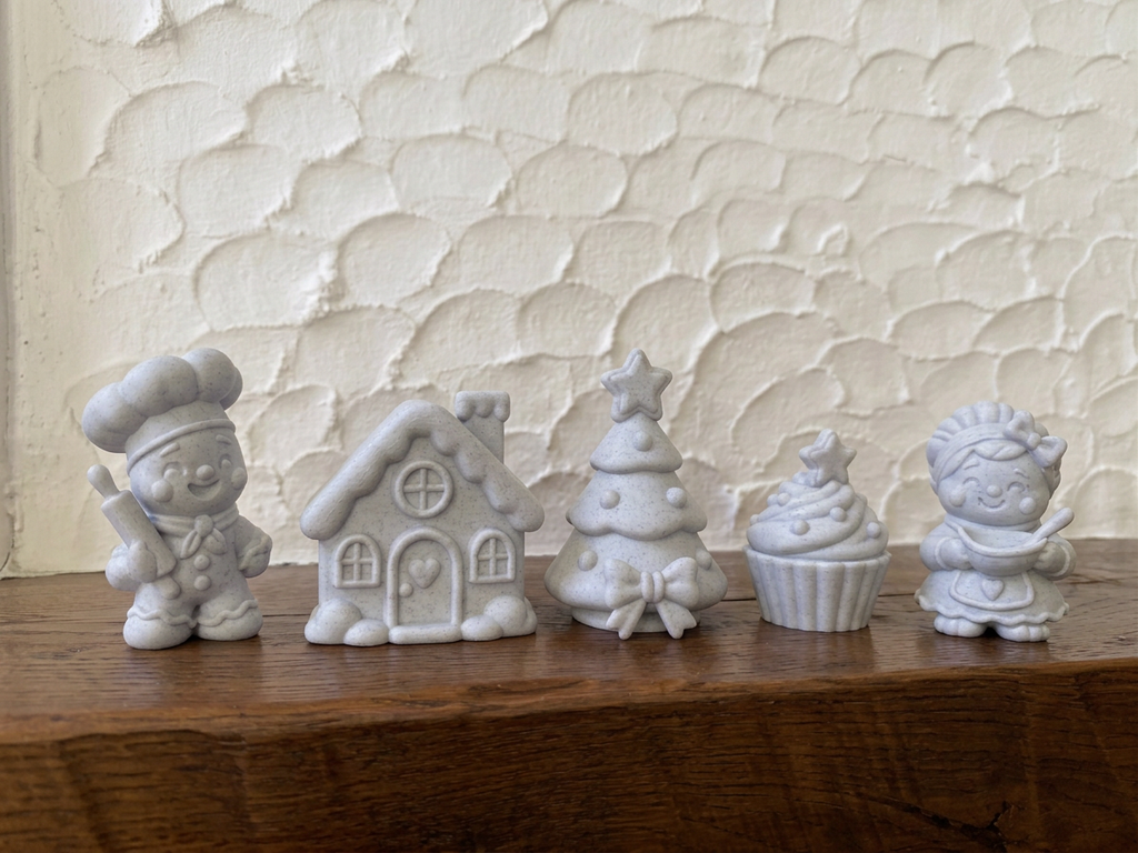 Weihnachtsbäckerei Figuren Set Deko
