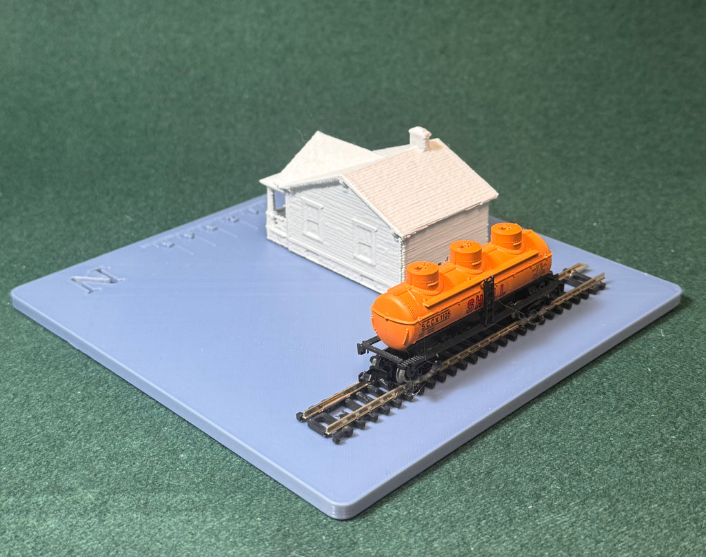 HO & N Struktur Handwerker-Bungalow Modelleisenbahn H0 Spur N Diorama