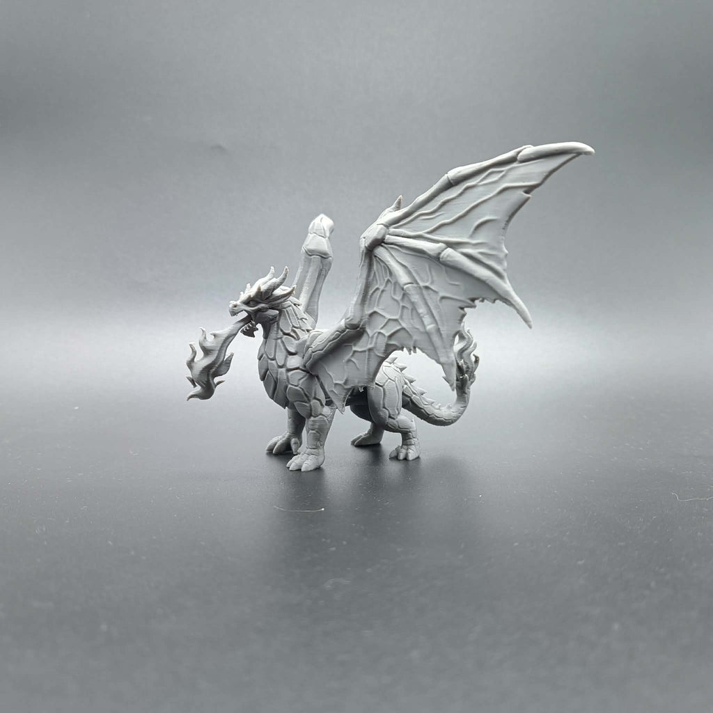 Vulkanischer Drache Figur Deko