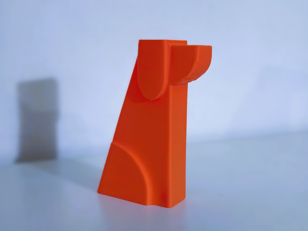 Hund kubisch minimalistisch Skulptur
