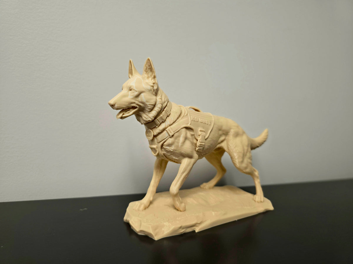 Polizeihund Gedenkfigur