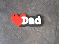Herz Papa Schlüsselanhänger Taschenanhänger Valentinstag Liebe Geschenk