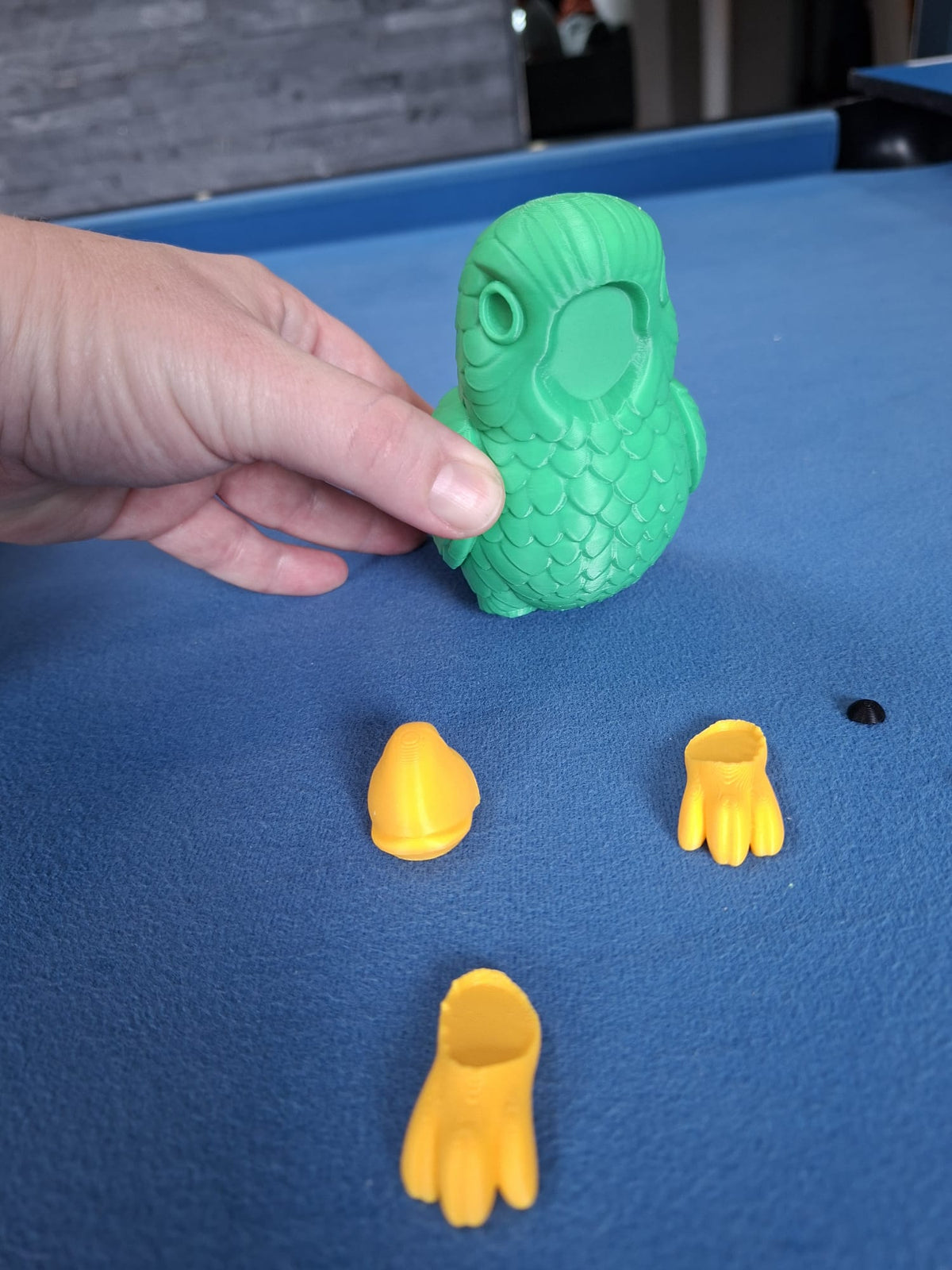 Bunter Tropenpapagei Figur Deko Statue Tierfigur Tiere Tierliebhaber süß