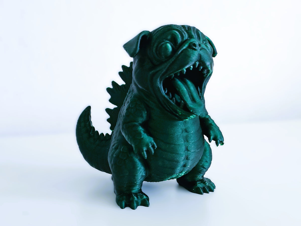 Dinosaurier Hund Mops