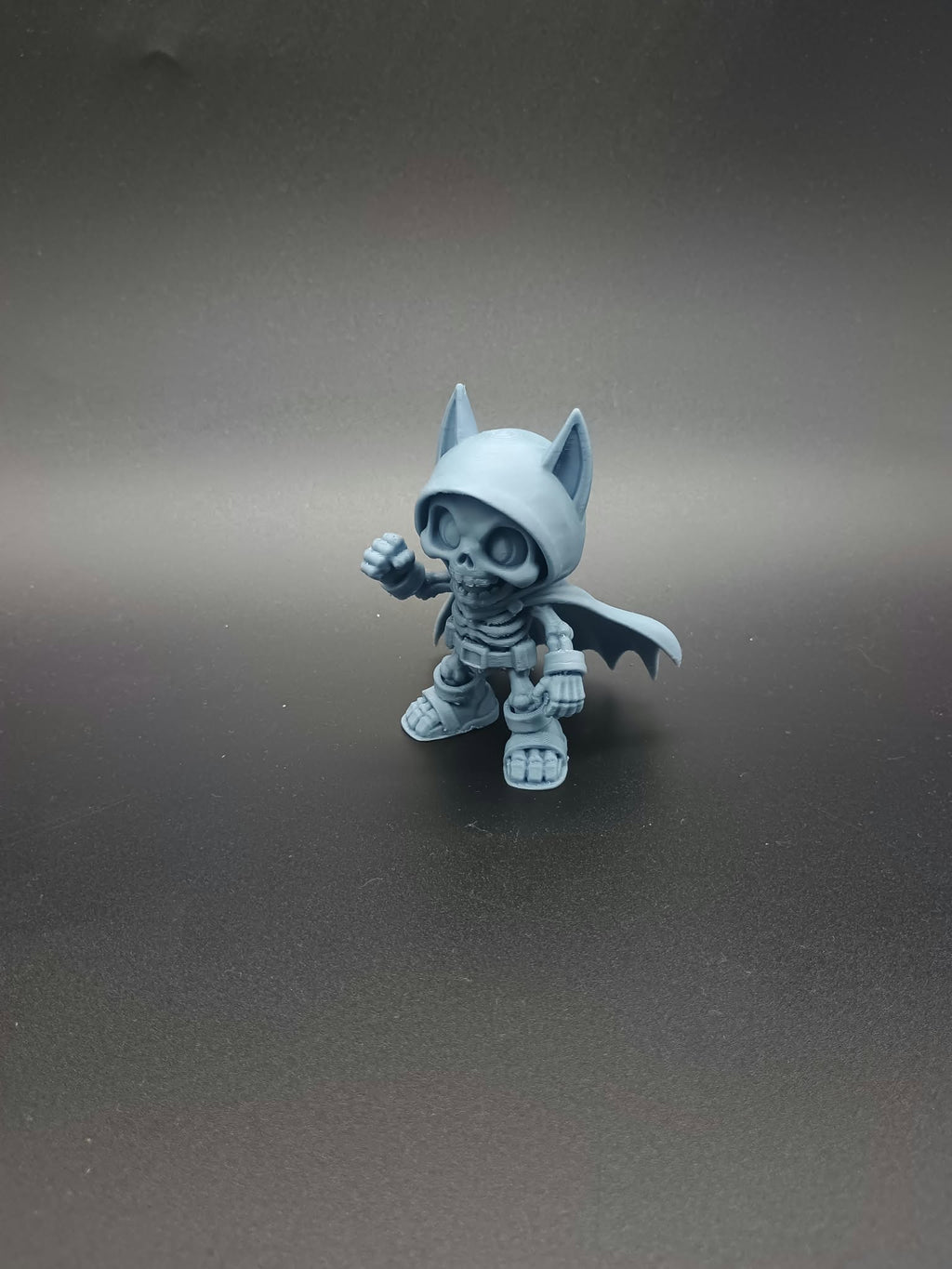 Fledermäuse und Knochen Halloween Untoter Heldenfigur