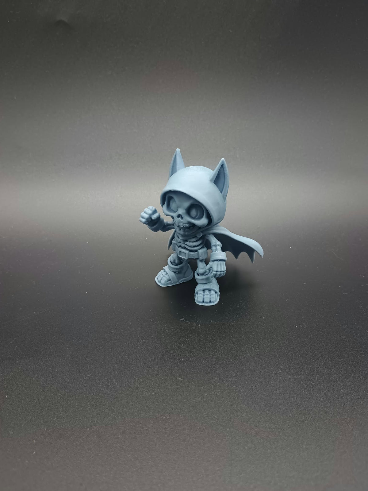 Fledermäuse und Knochen Halloween Untoter Heldenfigur