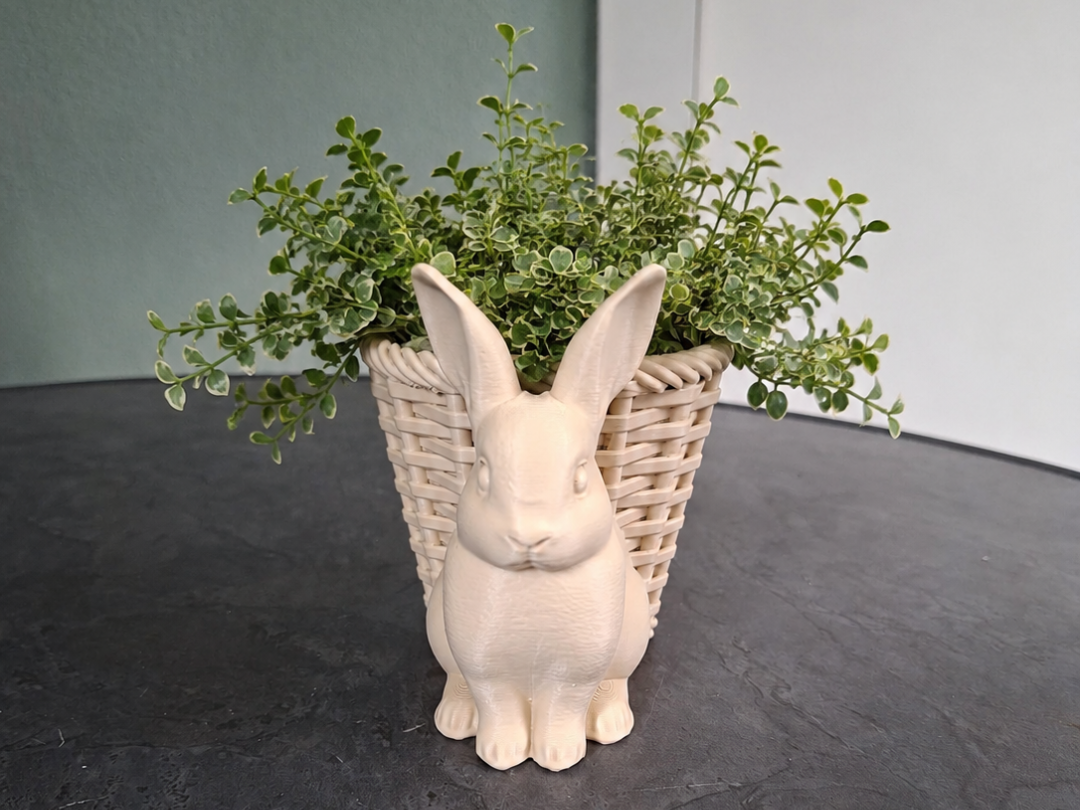 Niedlicher Hasen-Pflanztopf Dekorativer Blumentopf Übertopf Ostern süß