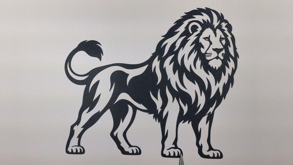 Majestätische Löwen-Wandkunst-Dekoration Wandbild Wanddeko Wanddekoration