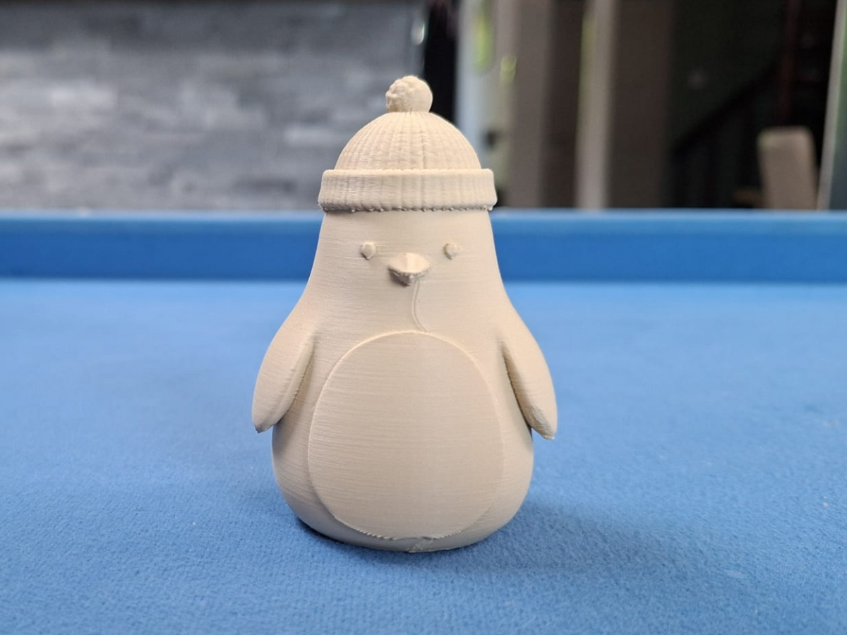 Sir Waddles Zu cool für die Kälte Figur Deko Statue Weihnachten Advent süß