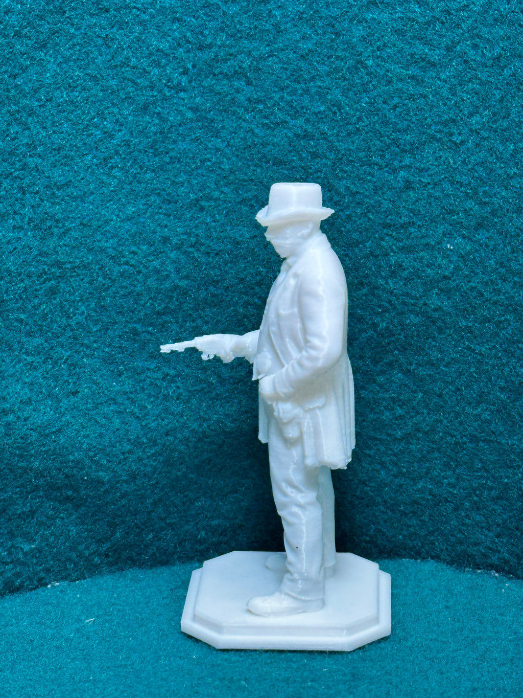 Zivilpolizist Geheimnis-Figur Deko Statue Puppenhaus Miniatur Puppenstube