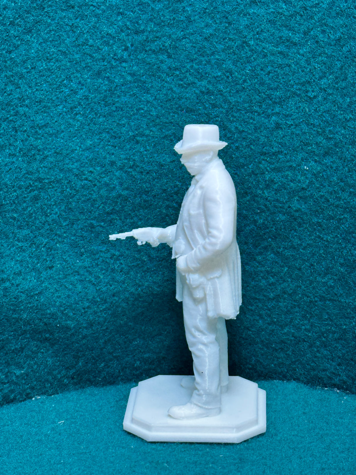 Zivilpolizist Geheimnis-Figur Deko Statue Puppenhaus Miniatur Puppenstube