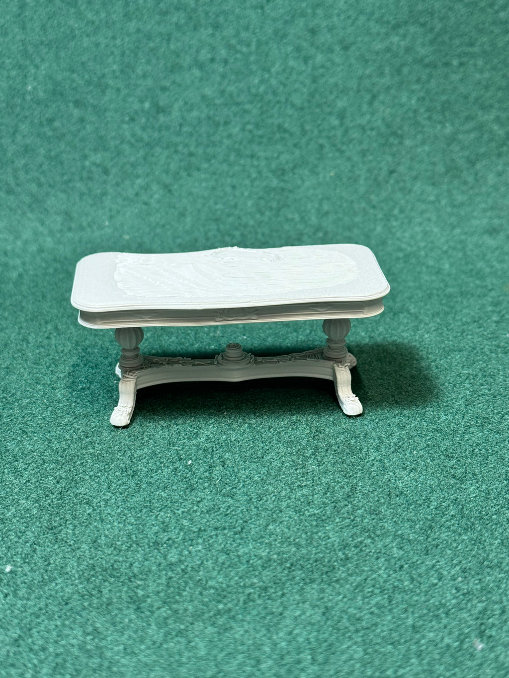 Puppenhaus Mini Flurtische der viktorianischen Ära 2 Miniatur 1:12 Diorama