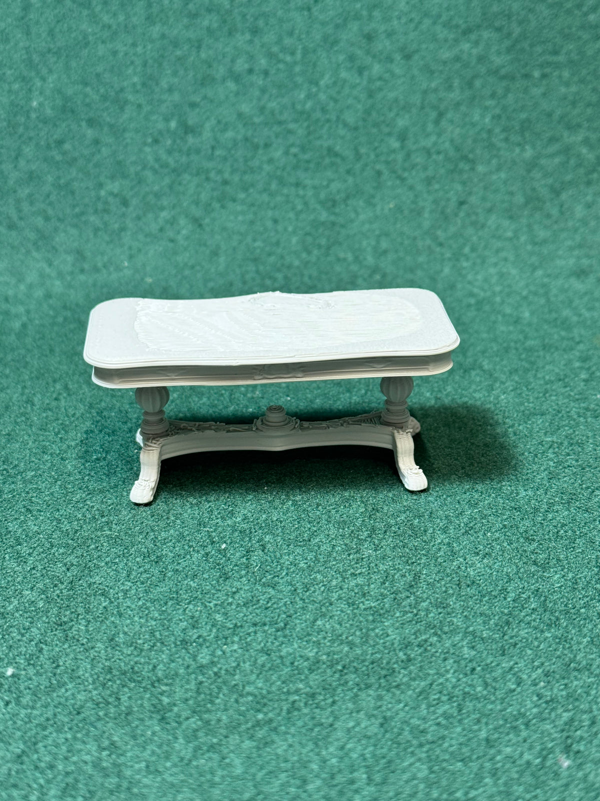 Puppenhaus Mini Flurtische der viktorianischen Ära 2 Miniatur 1:12 Diorama
