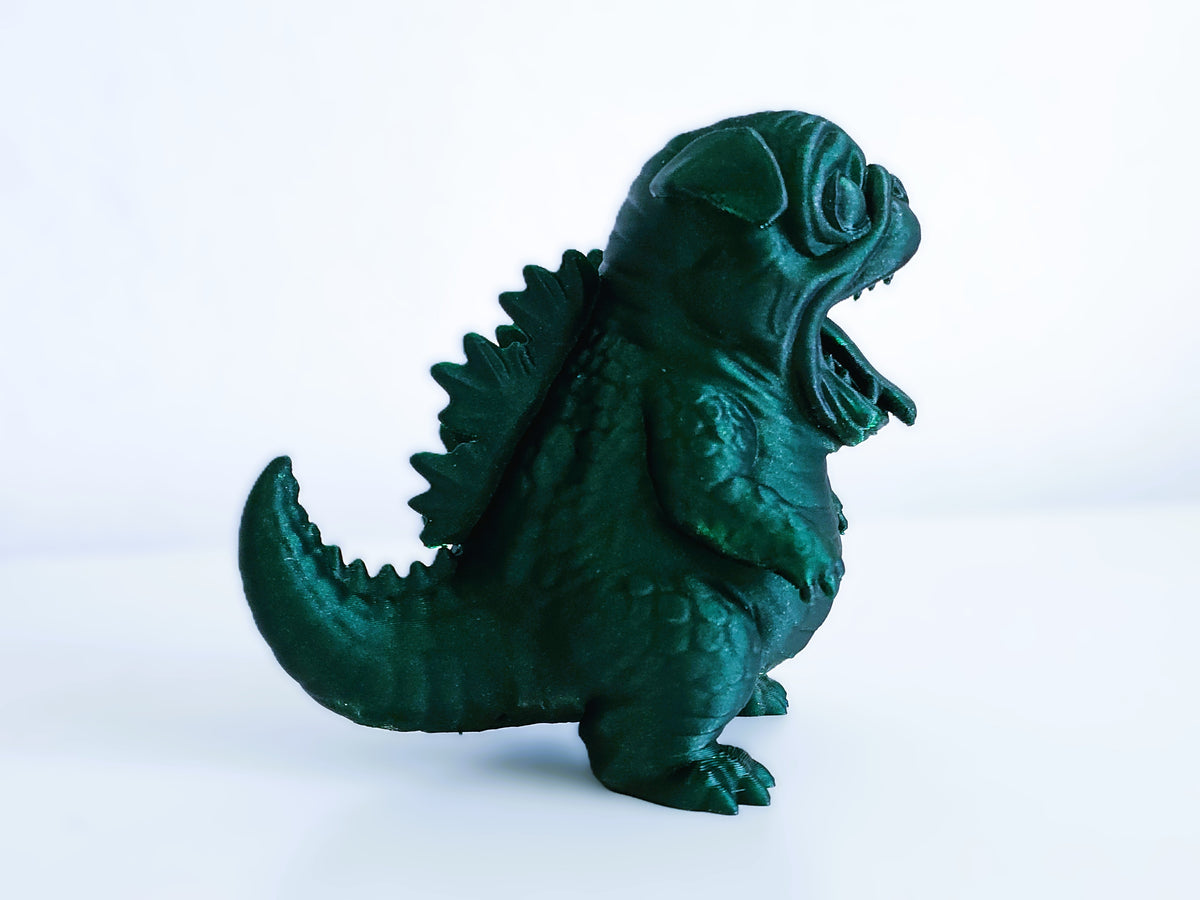 Dinosaurier Hund Mops