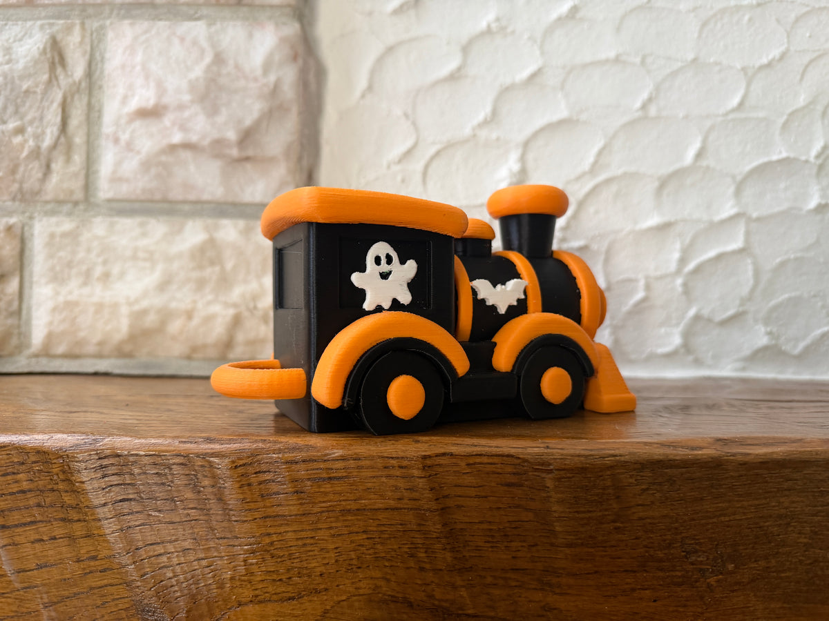 Halloween Zug Deko modular mit Drehverschluss