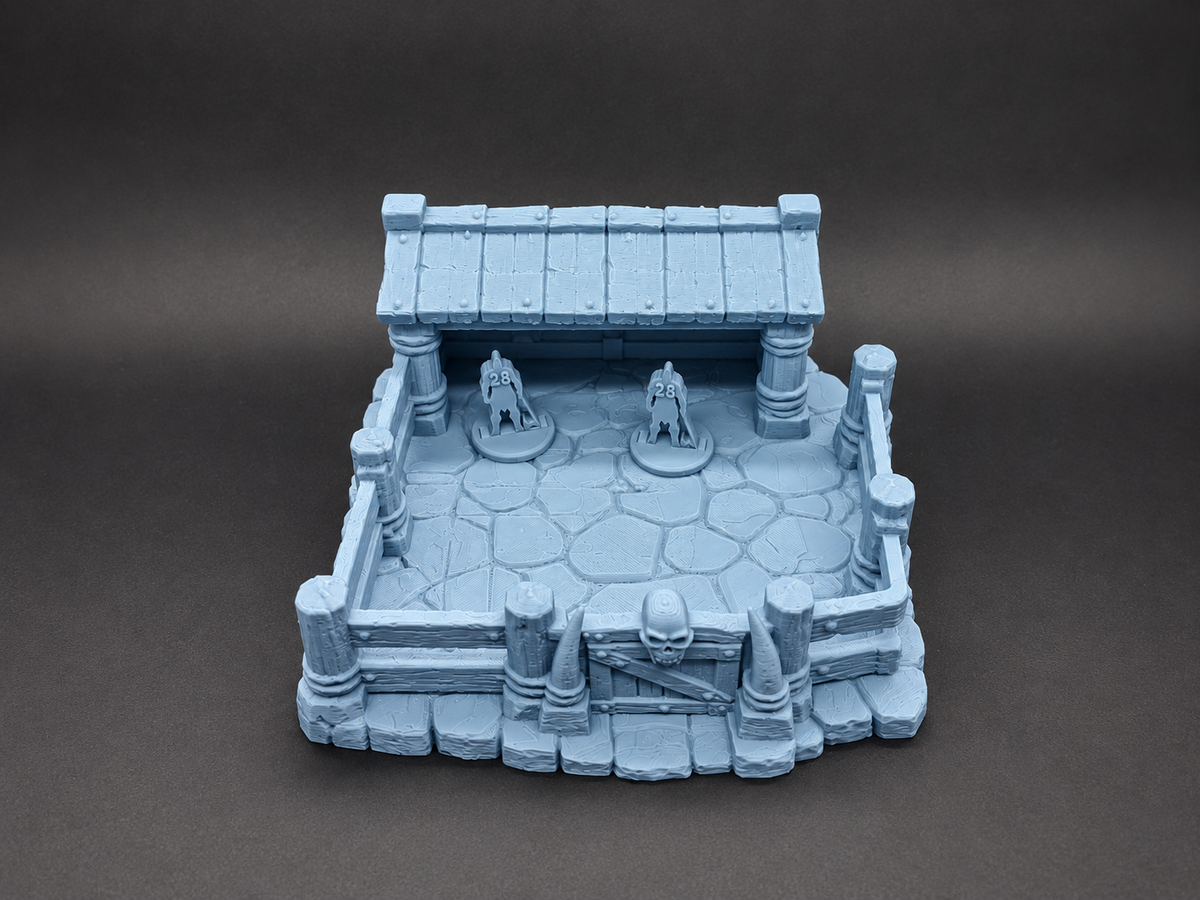 Fantasy Tiergehege & Stall 28mm Gelände