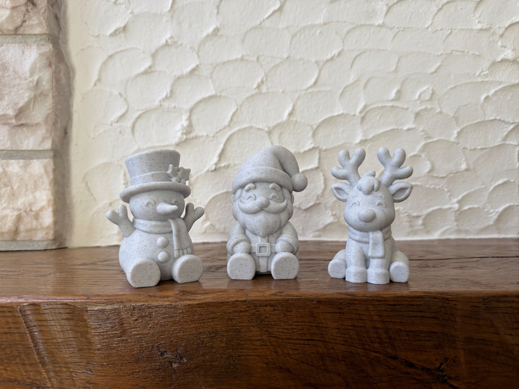 Weihnachtsfiguren Set 3-teilig Deko