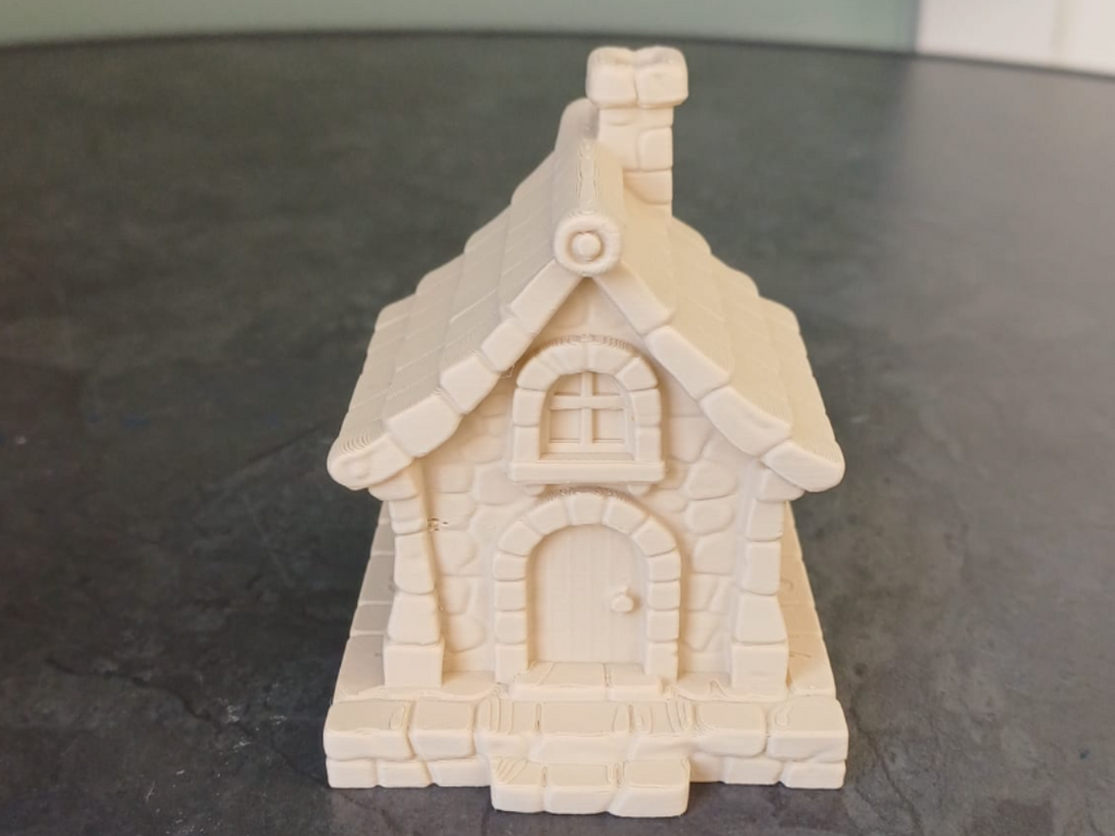 Miniatur-Cottage-Fantasy-Haus Figur Deko Statue Mittelalter Rollenspiel