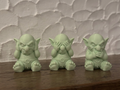 Nichts hören, sehen, sagen Figuren-Set Kobolde