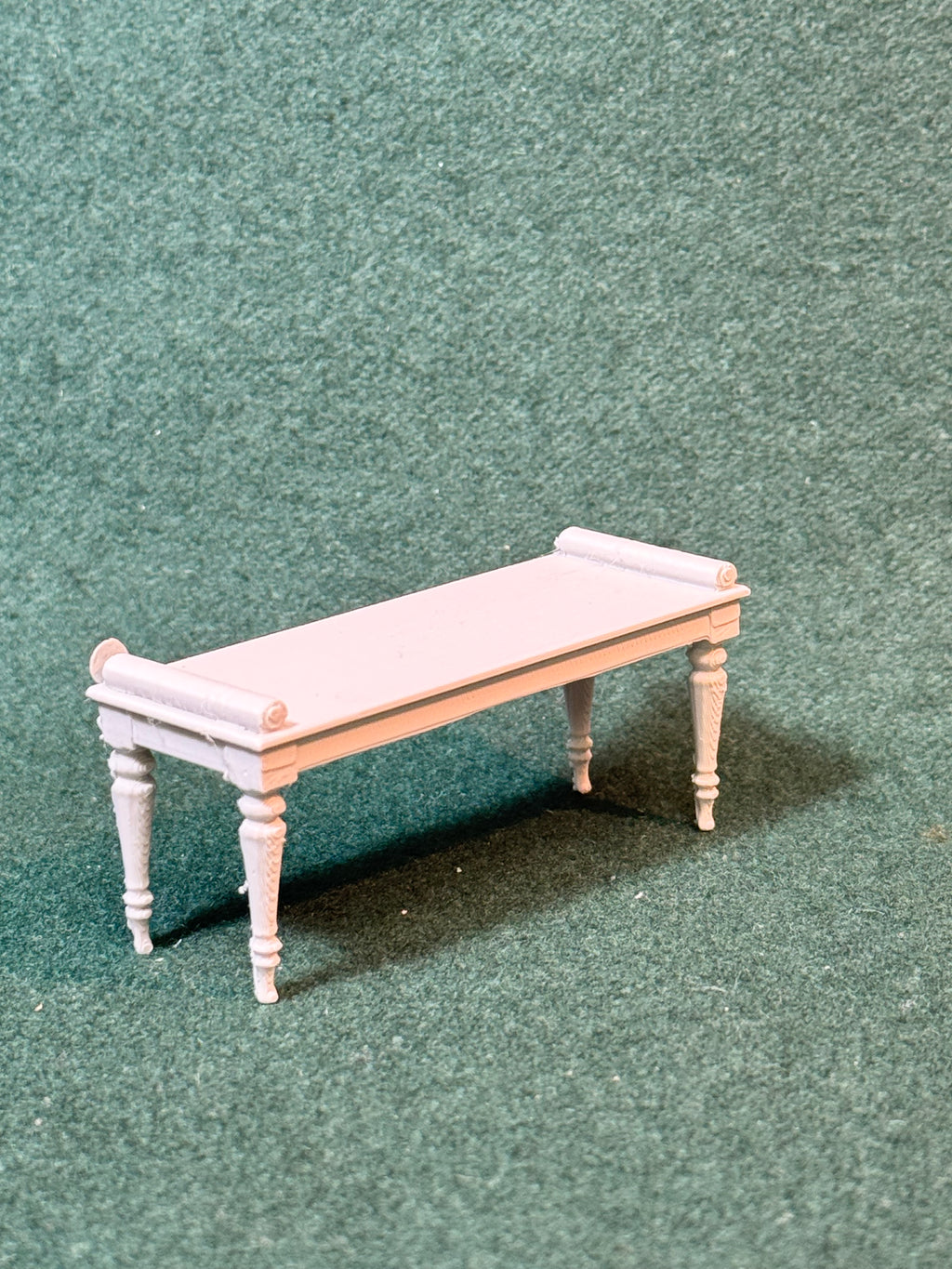 Puppenhaus Mini Viktorianische Ära Bank (Indoor) 2 Miniatur 1:12 Diorama