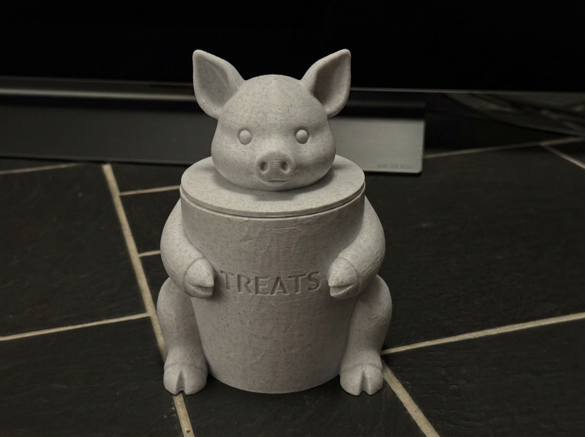 Deko-Dose Schwein mit Deckel
