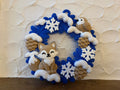 Winterkranz mit Fuchs und Schneeflocken Deko