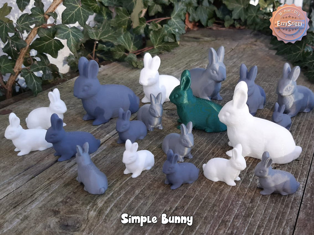 Einfacher Hase Figur Deko Statue Ostern Osterdeko Frühling Skulptur