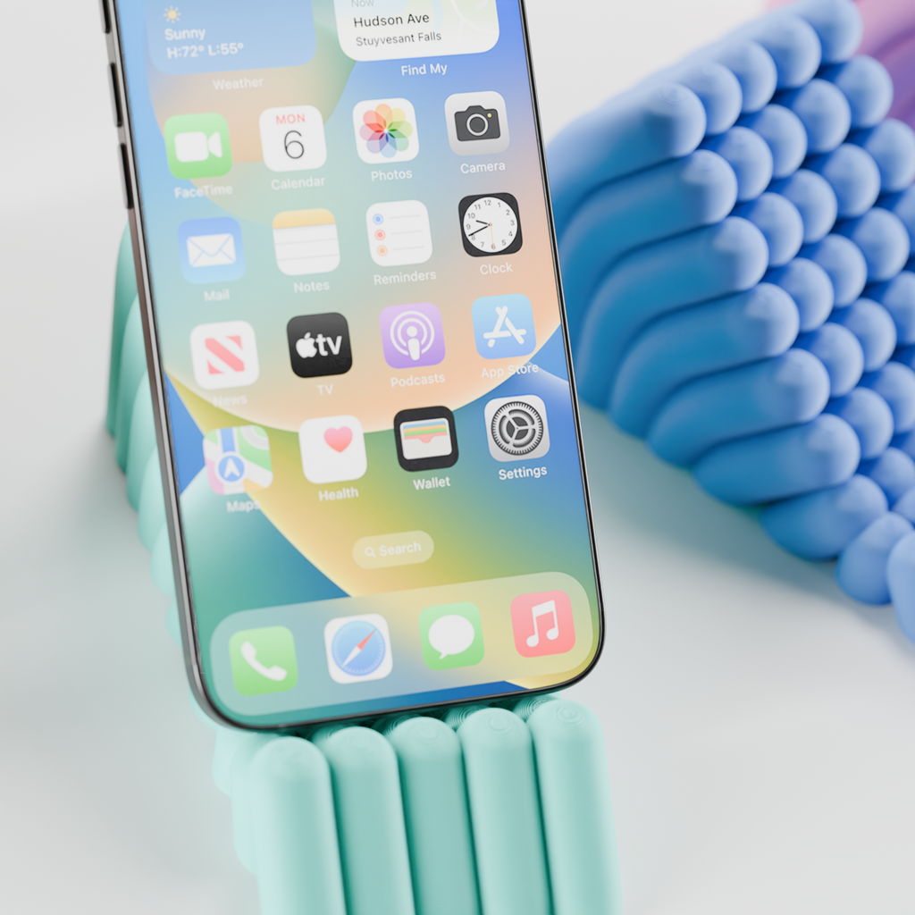 Handyständer Bubbles - Handy-Bett