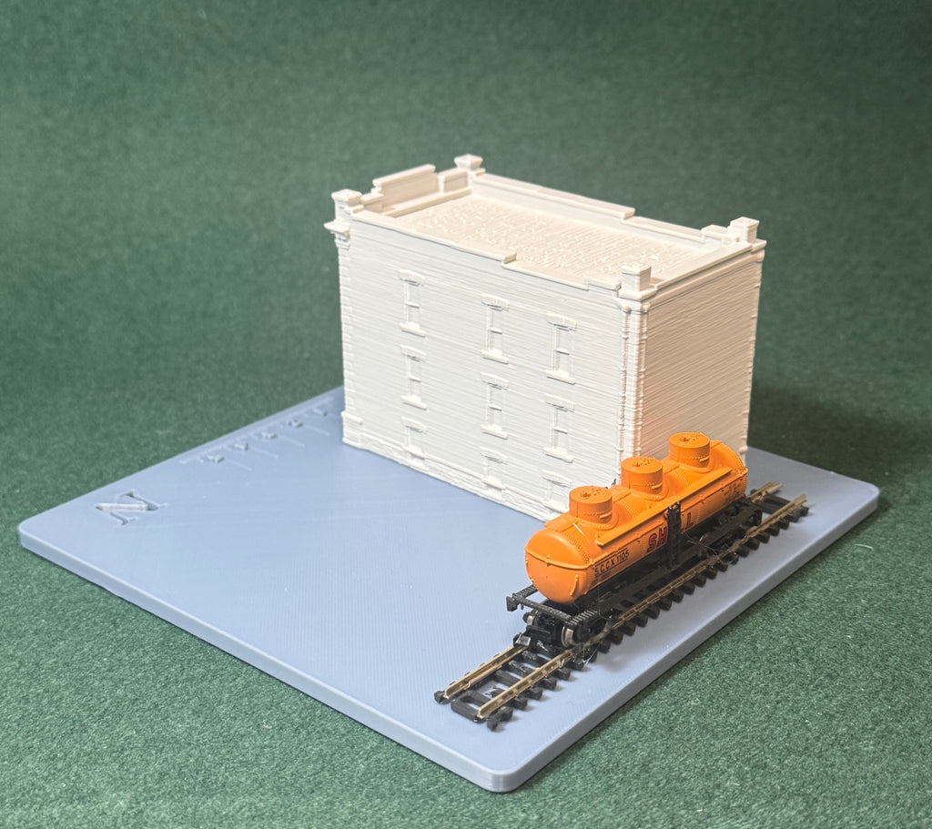 HO & N Struktur Madison Apartments Modelleisenbahn H0 Spur N Diorama