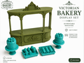 Viktorianisches Bäckerei-Ausstellungsset Puppenhaus-Miniatur 1:12 Diorama