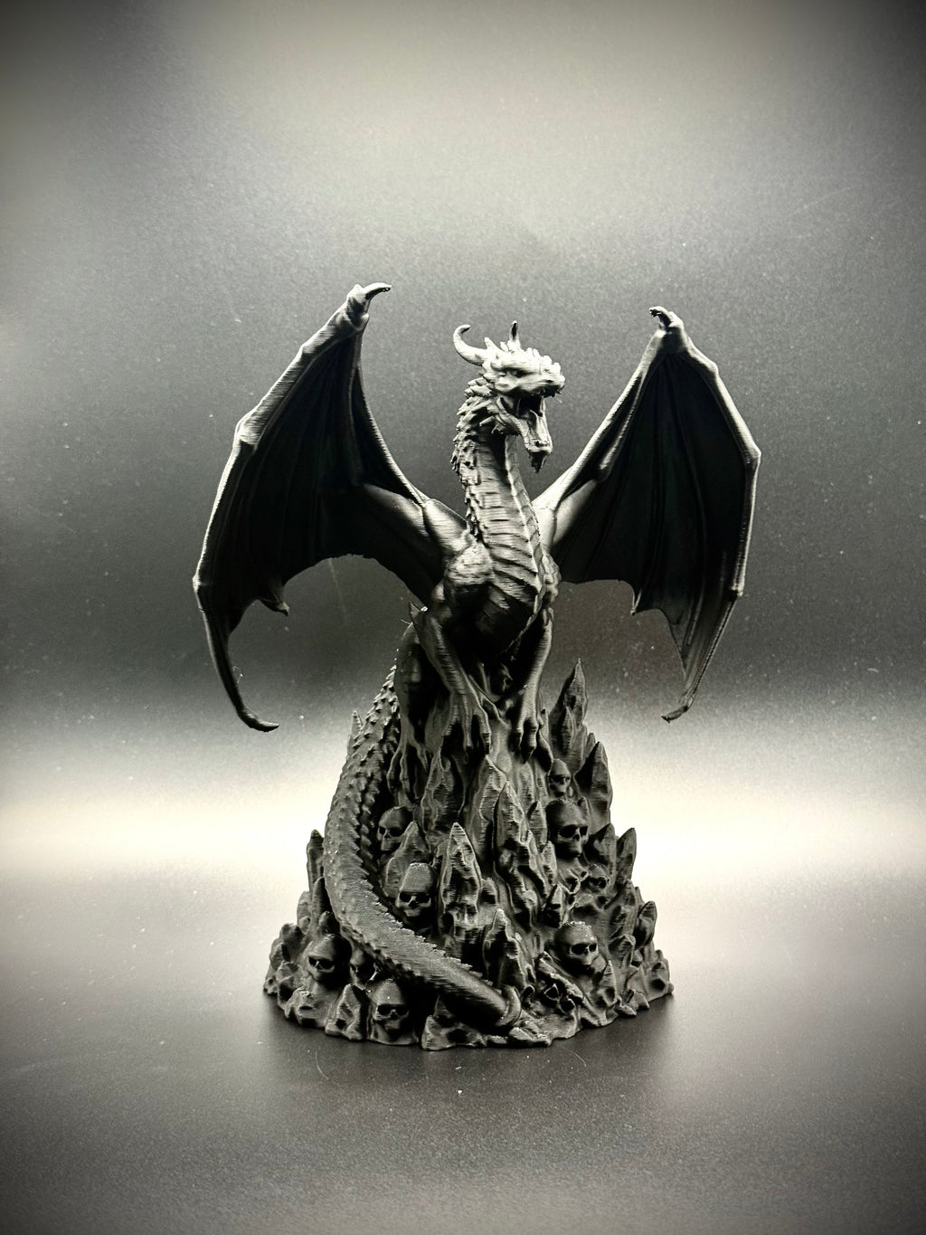 Figur Drache sitzend Deko