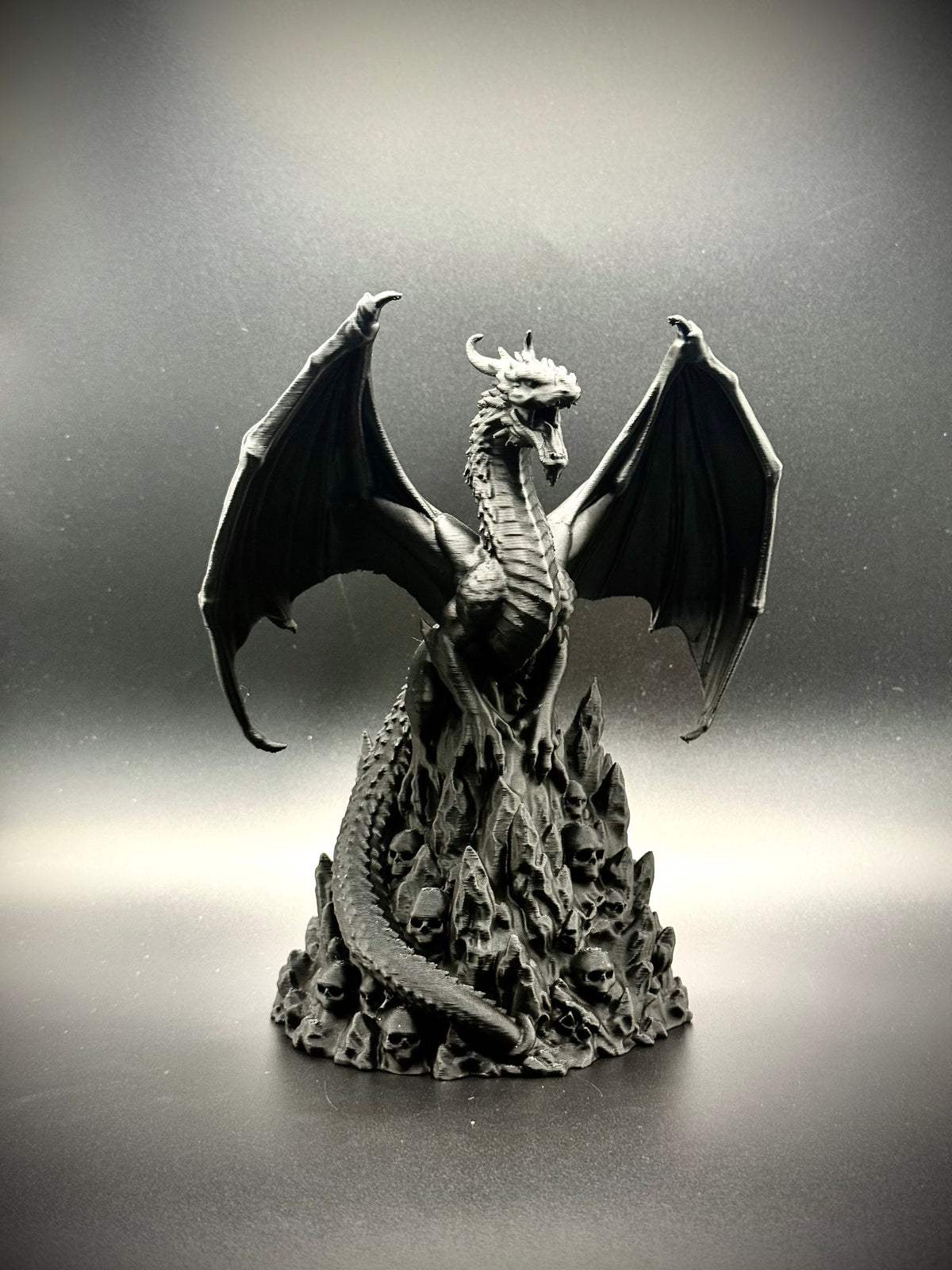 Figur Drache sitzend Deko