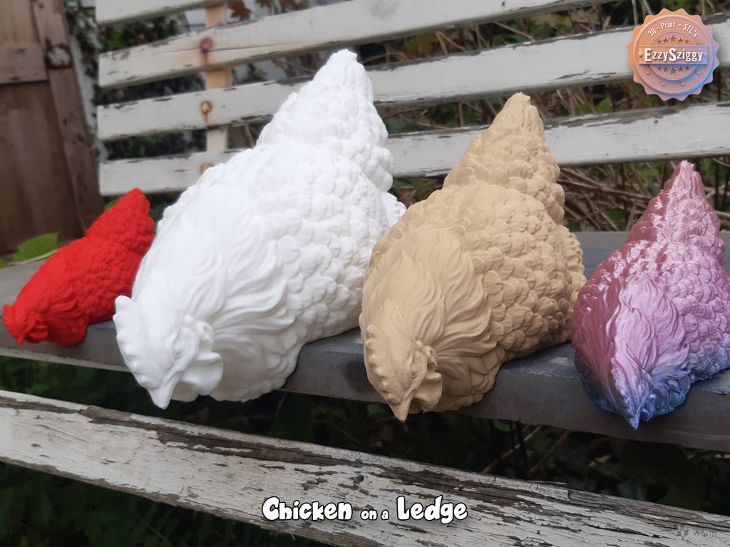 Huhn auf einem Sims Figur Deko Statue Ostern Osterdeko Frühling Tierfigur