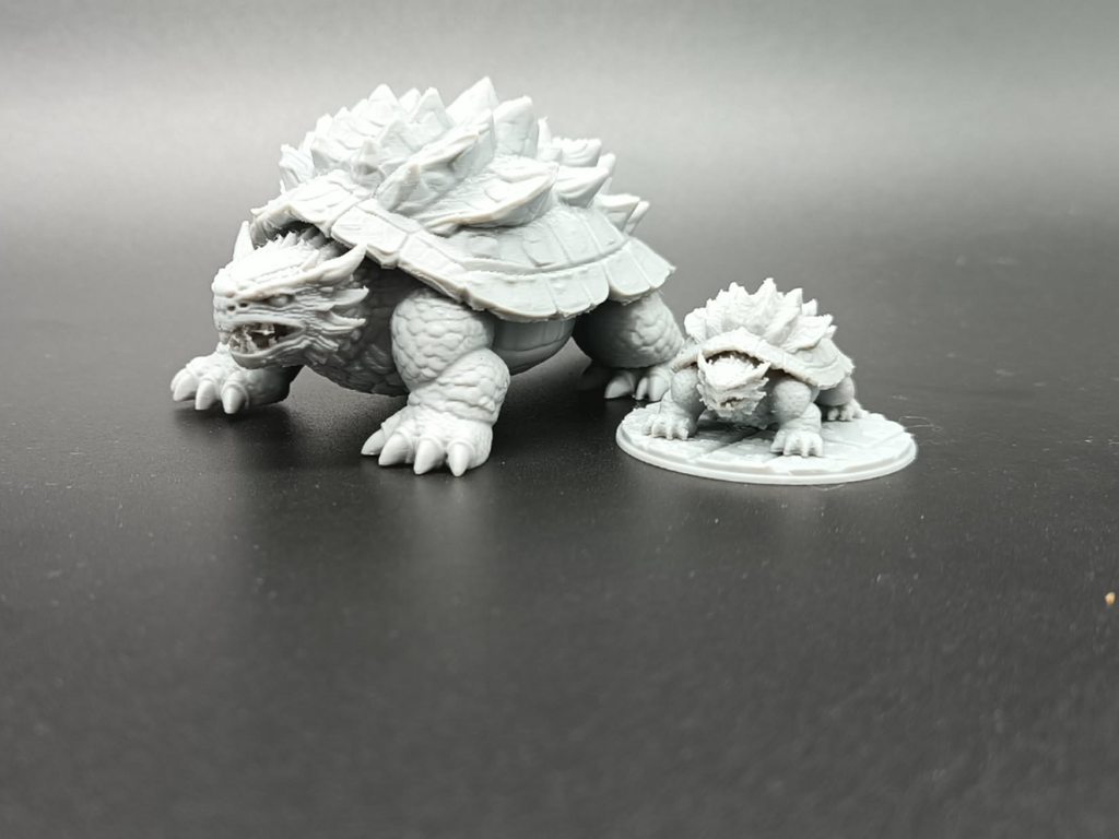Monströser Schildkröten-Behemoth Tabletop -Miniatur