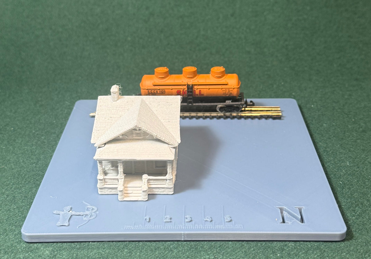 HO & N Struktur Handwerker-Bungalow Modelleisenbahn H0 Spur N Diorama