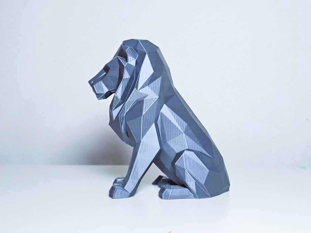 Löwe facettiert Figur