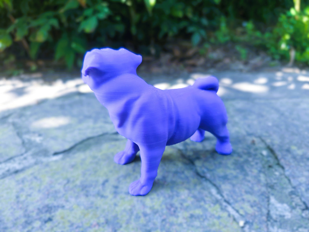 Mops Französische Bulldogge Figur