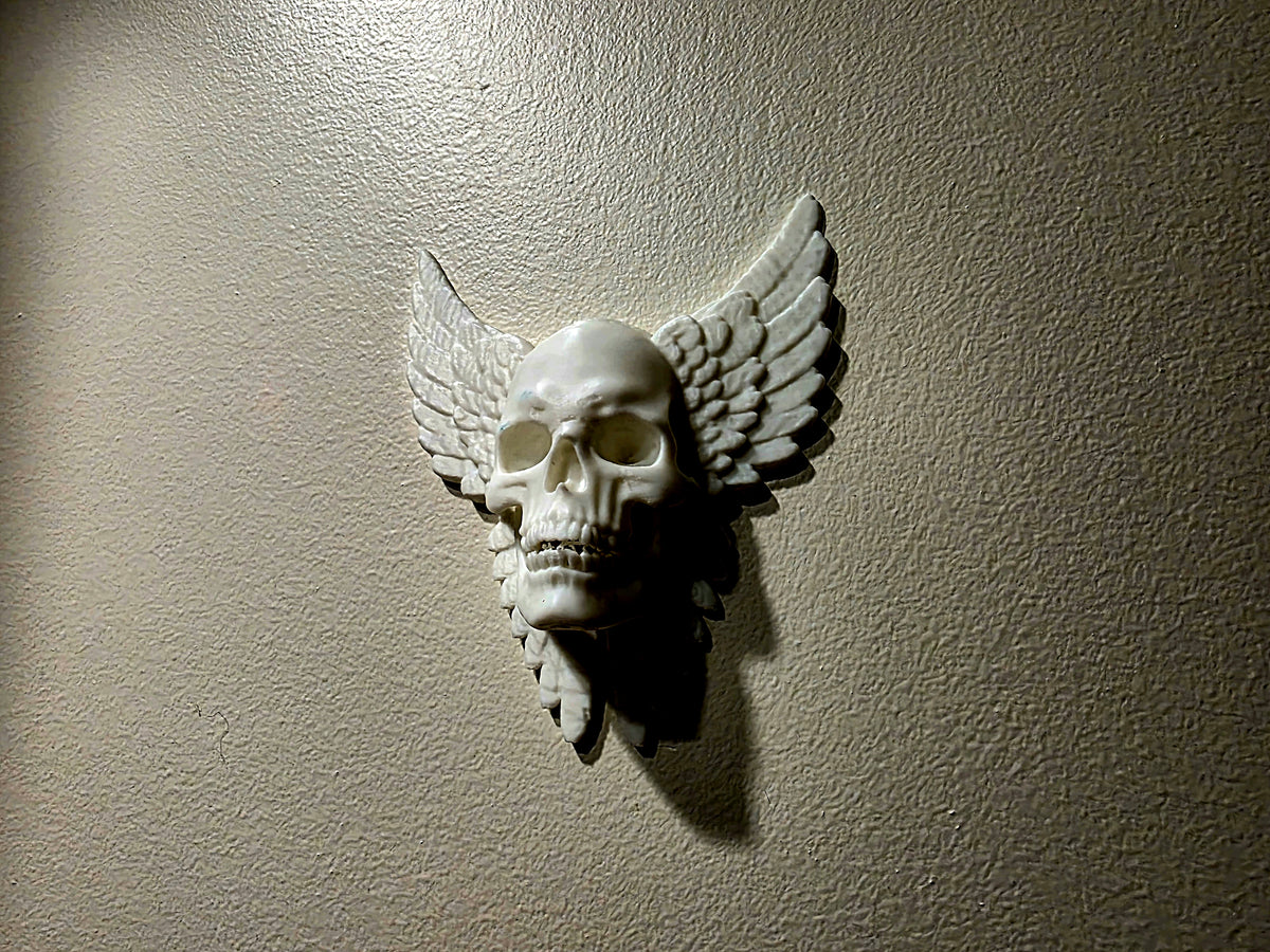 Totenkopf Engel Wanddeko