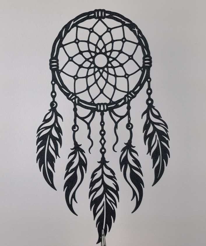 Traumfänger 2D Wandkunst Boho Federdekor Wandbild Wanddeko Wanddekoration