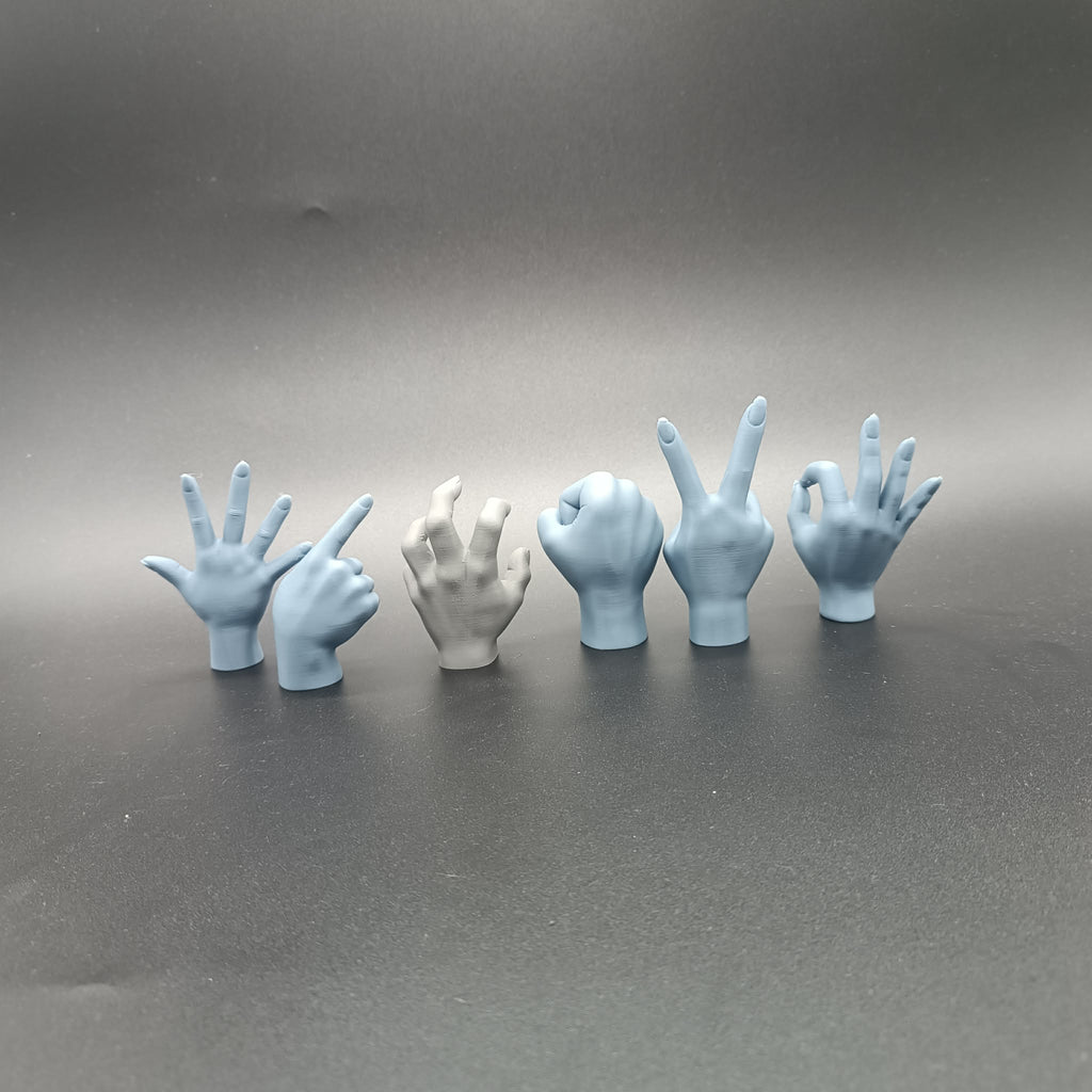 Paket mit realistischen weiblichen Handmodellen